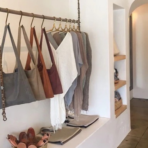 ✨MONSERAT DE LUCCA✨Long Gauze Poncho in Slate - Picture 9 of 9